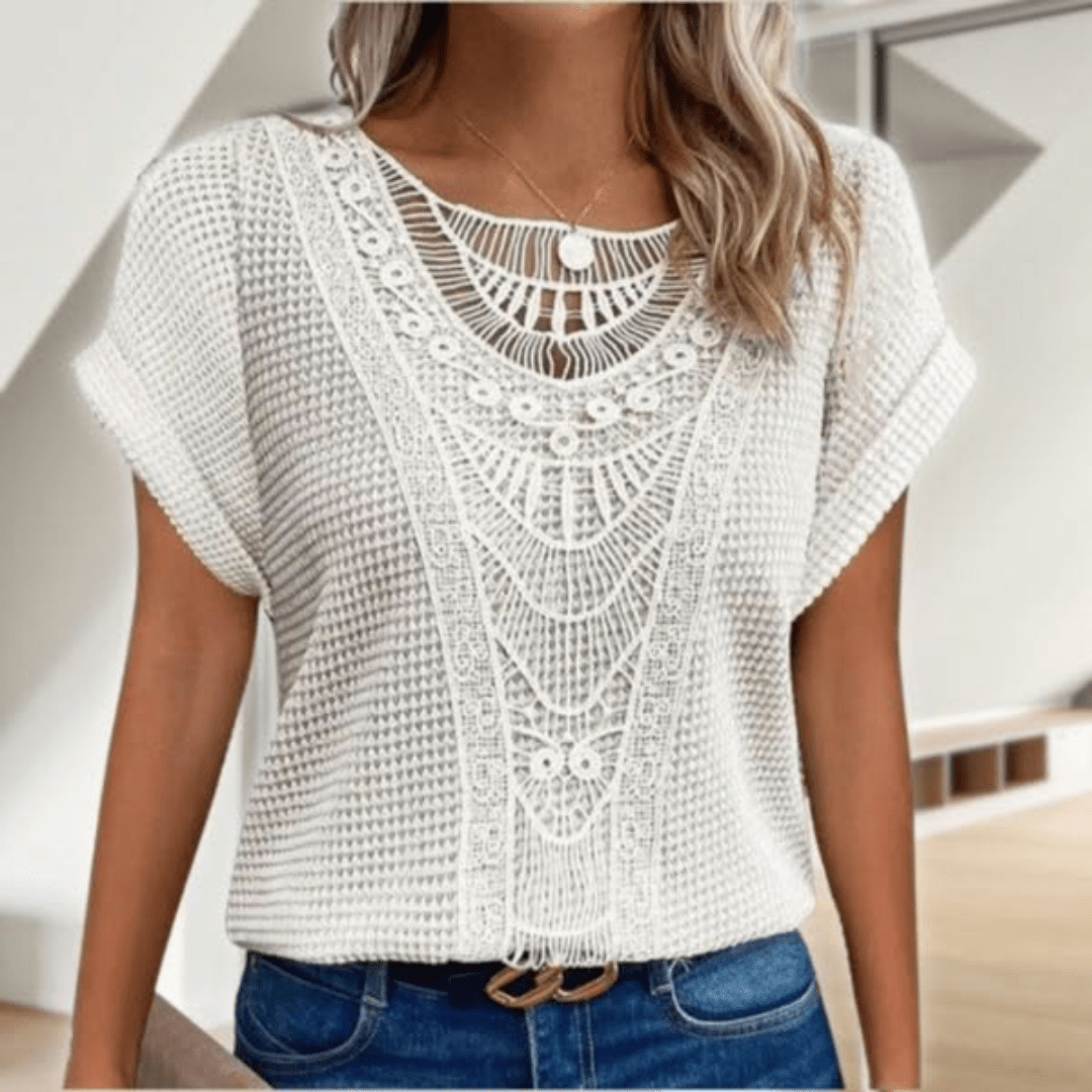 Sophie Vintage Top - Timeless Elegance and Classic Style