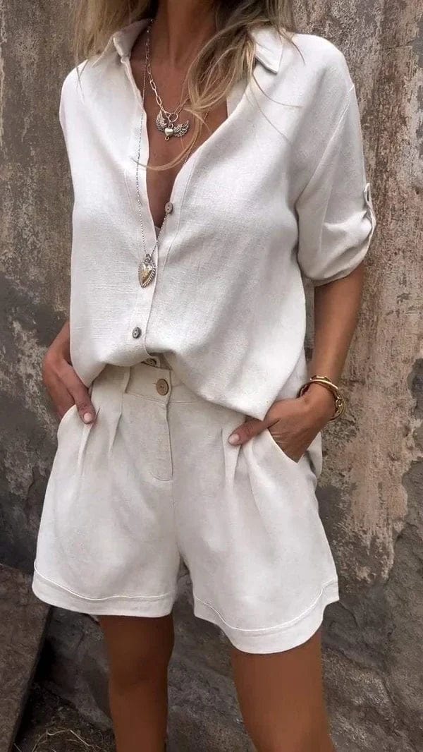 Geräumiges Linnea Leinen-Set für stilvollen Komfort