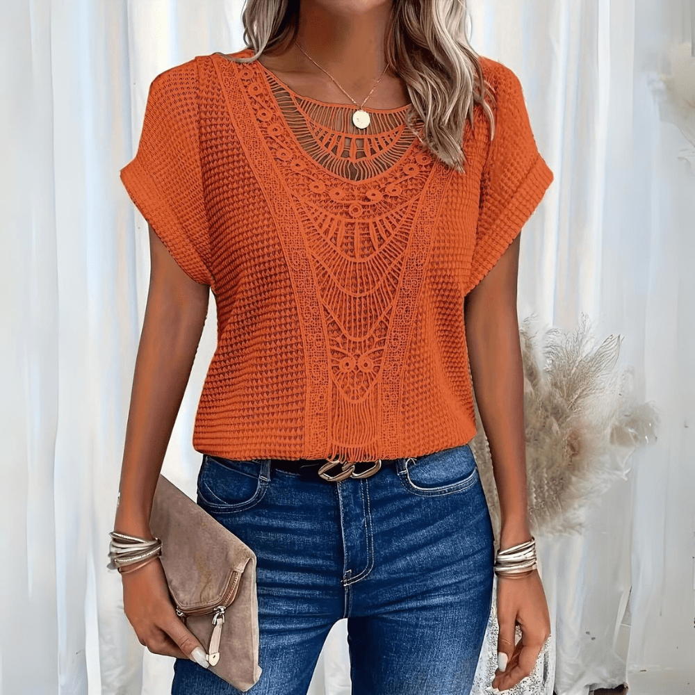 Sophie Vintage Top - Timeless Elegance and Classic Style