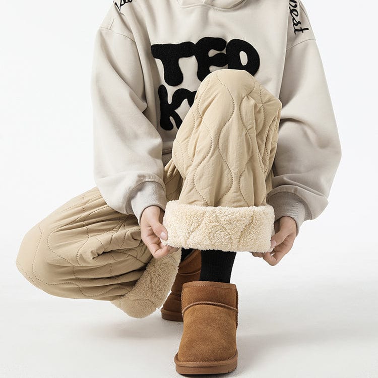 Pantaloni in pile trapuntati Fleece Flow per un comfort morbido e caldo
