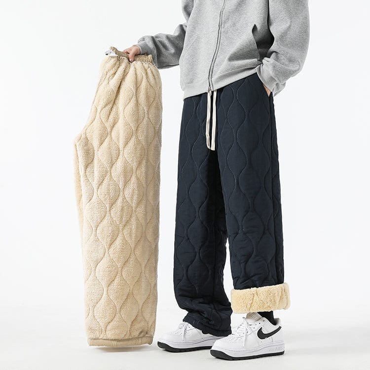 Pantaloni in pile trapuntati Fleece Flow per un comfort morbido e caldo