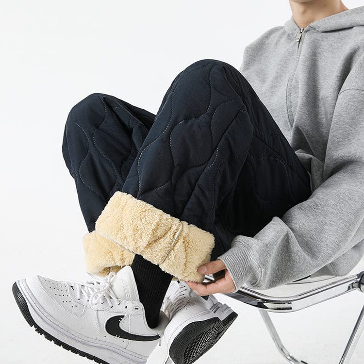 Pantaloni in pile trapuntati Fleece Flow per un comfort morbido e caldo