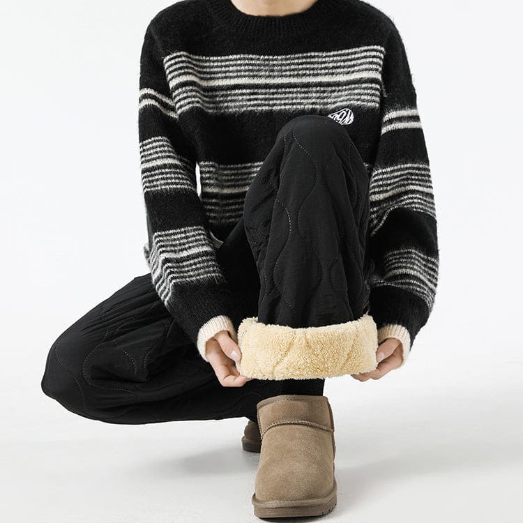 Pantaloni in pile trapuntati Fleece Flow per un comfort morbido e caldo