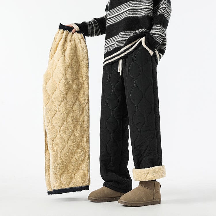 Pantaloni in pile trapuntati Fleece Flow per un comfort morbido e caldo