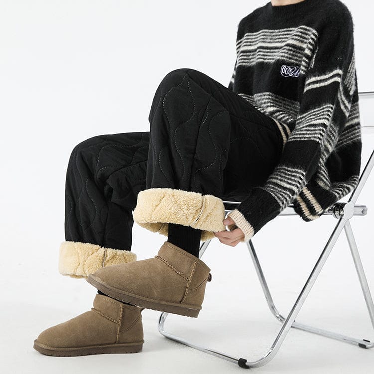Pantaloni in pile trapuntati Fleece Flow per un comfort morbido e caldo