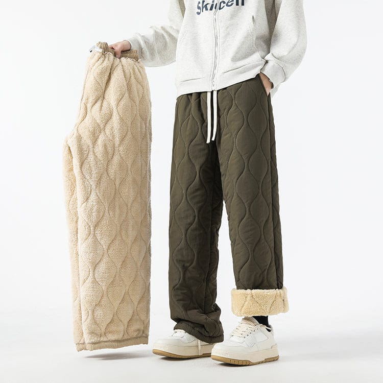 Pantaloni in pile trapuntati Fleece Flow per un comfort morbido e caldo