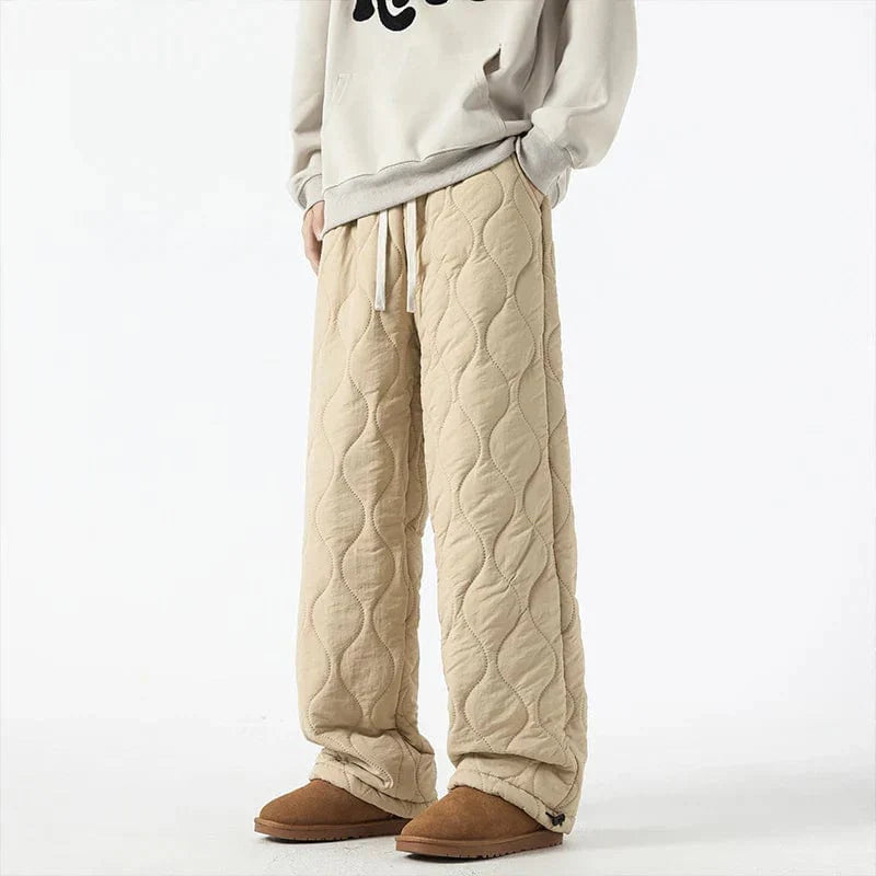 Pantaloni in pile trapuntati Fleece Flow per un comfort morbido e caldo
