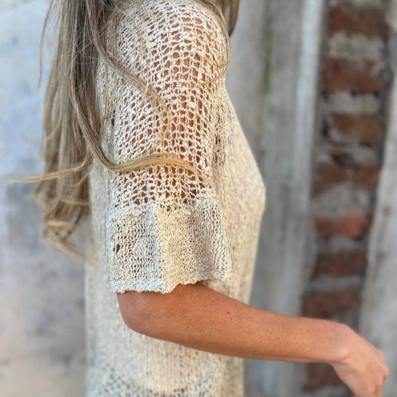Melanie Milton Élégant Chemisier en Maille Pour un Style Confortable et Sophistiqué