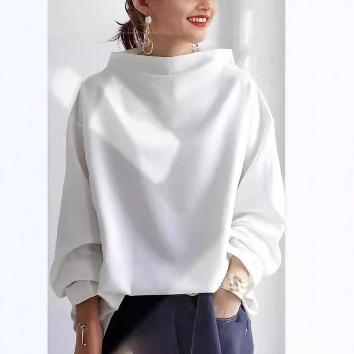Eliana Cozy High Neck Sweater for Elegant Comfort