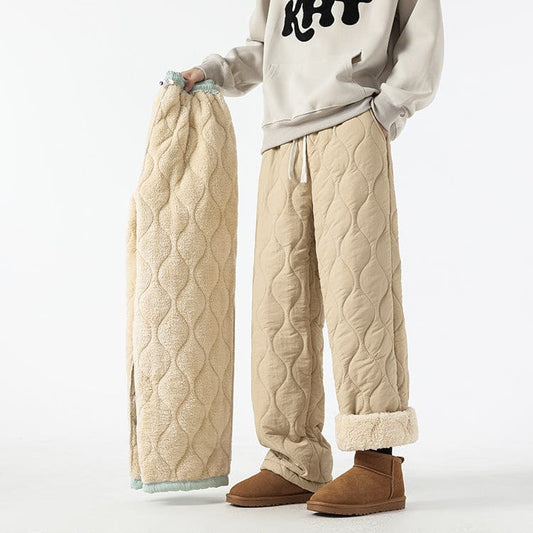Pantaloni in pile trapuntati Fleece Flow per un comfort morbido e caldo
