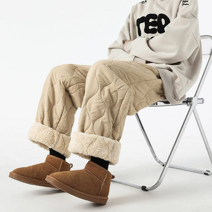Pantaloni in pile trapuntati Fleece Flow per un comfort morbido e caldo