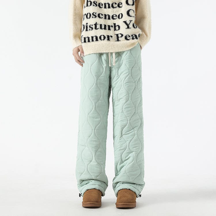 Pantaloni in pile trapuntati Fleece Flow per un comfort morbido e caldo