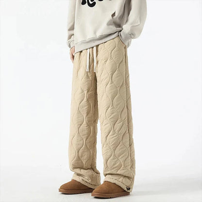 Pantaloni in pile trapuntati Fleece Flow per un comfort morbido e caldo