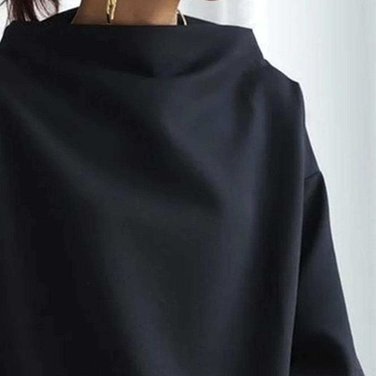 Eliana Cozy High Neck Sweater for Elegant Comfort