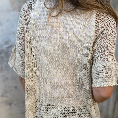 Melanie Milton Élégant Chemisier en Maille Pour un Style Confortable et Sophistiqué